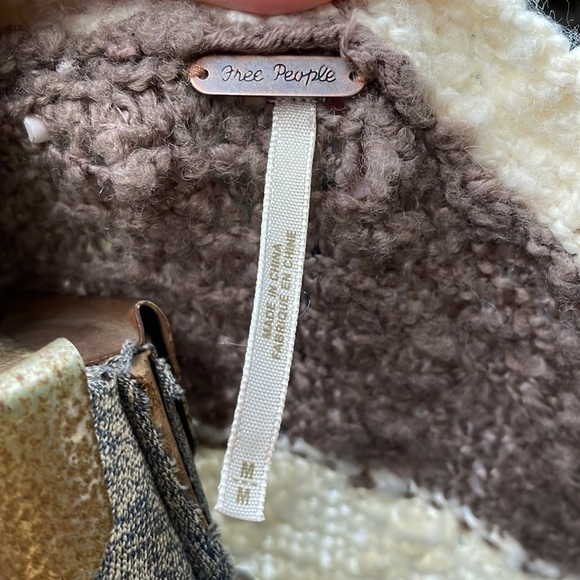 FREE PEOPLE LONG STRIPED CARDIGAN SWEATER - M 🍁🤎 - Picture 8 of 8